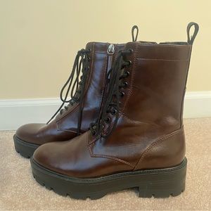 ZARA UK combat boots
